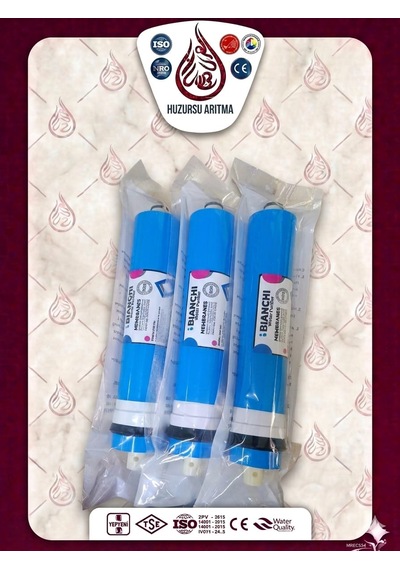 Bianchi 1812-100 Gpd Sanayi Tipi Su Arıtma Cihazı Membran Filtre - 6 Adet Ekonomik Set Filtre Seti