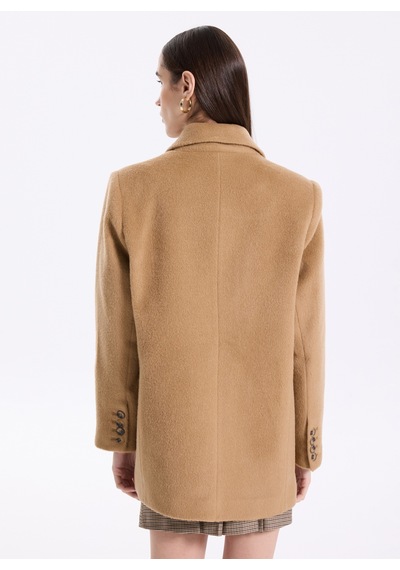 Fabrika Comfort Deve Tüyü Kadın Basic Kaban Fc4wl-kbn0729 Camel