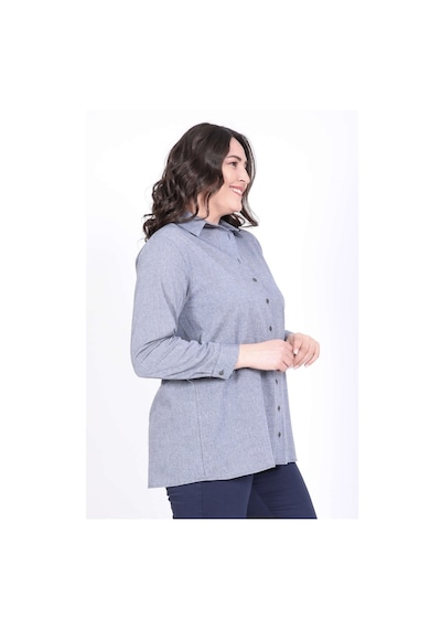 Myline Denim Görünümlü Gömlek
