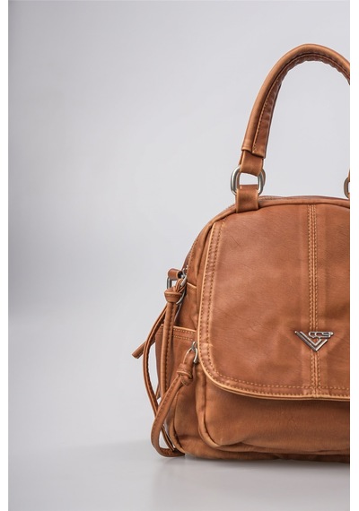 Ççs 18075 Kadın Omuz Ve Sırt Çantası Camel
