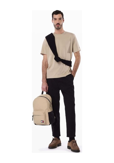 Tommy Hilfiger Erkek Tjm Dome Günlük Sırt Çantası - Bej Relic Tan