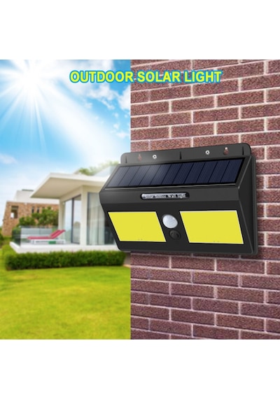 Güneş Enerjili Hareket Sensörlü 96 Led Dış Mekan Aydınlatma - 3 Mod, Su Geçirmez 1 ADET