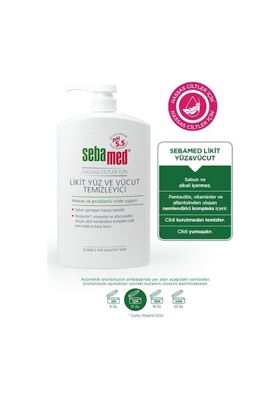 Sebamed Likit Yüz Ve Vücut 1000 Ml