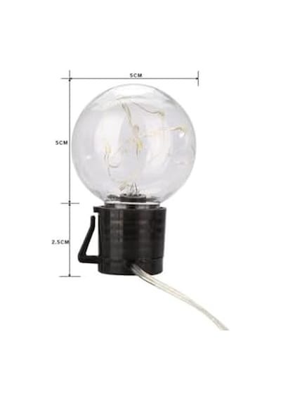Solar 10led Ampül 8 Mod 3.5mt Güneş Enerjili Dış Bahçe Aydınlatma Dekorasyon Günışığı Diğer
