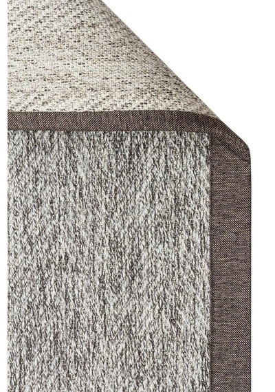 Eko Halı Ventura Vnt 2704 Grey Bordür Dark Mix Sisal Görünümlü İç Ve Dış Mekan Uyumlu Hav Vermeyen M