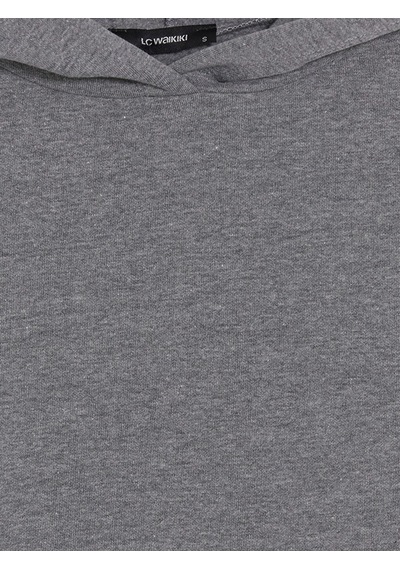 LC Waikiki Lc Waıkıkı Antrasit Loose Fit Kadın Hoodie
