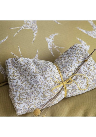 Apricitas Home Freely Çift Kişilik Bambu Pike Takımı Olive Sarı