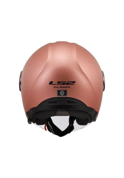 Ls2 Classy Güneş Vizörlü Kask Mat Gold Pembe