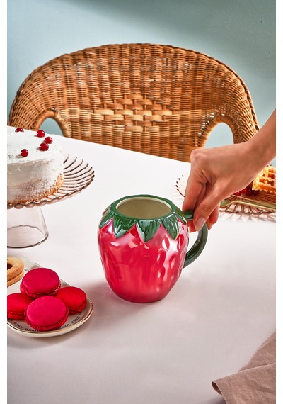 Karaca Strawberry 680 Ml Mug Kırmızı