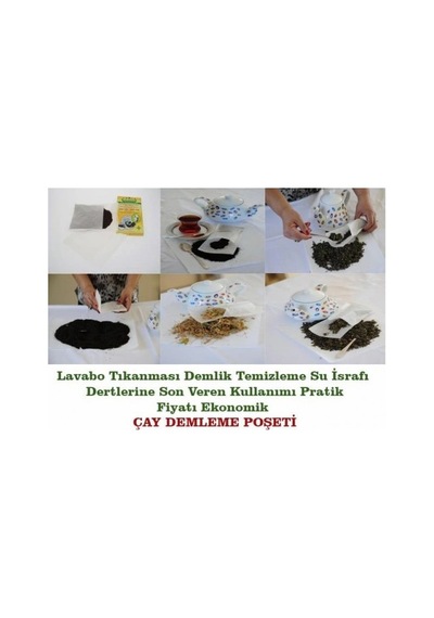 Ev Tipi Çay Demleme Poşeti 30lu Paket 0029