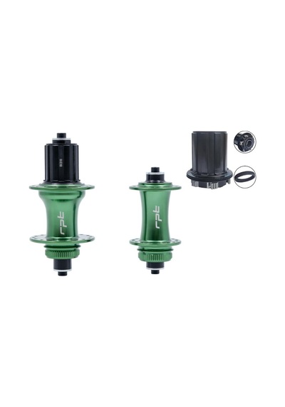 Raptor Ön Arka Göbek Seti 32 Delik Centerlock Disk Yeşil