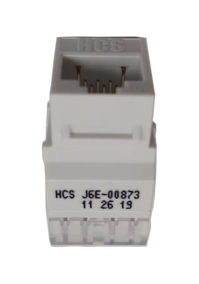 HCS J6E-00873 CAT6 UTP Keystone Jack