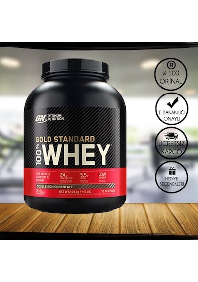 Optimum Gold Standard Whey Protein Tozu 2273Gr + Hediyeli