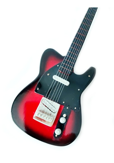 El Yapımı 1/4 Ölçek Minyatür Elektro Gitar Telecaster Standard