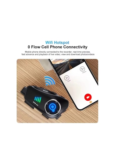 Q28 2x 2 Eşleşmeli Motosiklet Kask Bluetooth Kulaklık 1080p Kamera Su Geçirmez Intercom 24452610