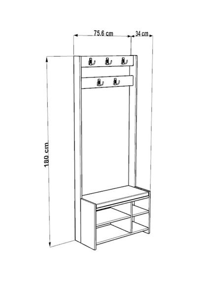 Oturmalı Ayakkabılık Ve Askılık Beyaz Suntalam Vestiyer-dar Alanlar İçin 4 Bölmeli Modern Portmanto Beyaz Beyaz Oturmalı Ayakkabılık Ve Askılık Beyaz Suntalam Vestiyer-dar Alanlar İçin 4 Bölmeli Modern Portmanto Beyaz Beyaz