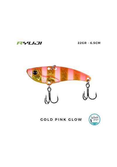 Ryuji Mirror Vıb Vibrasyon Jig 6.5cm 22gr Gold Pink Glow