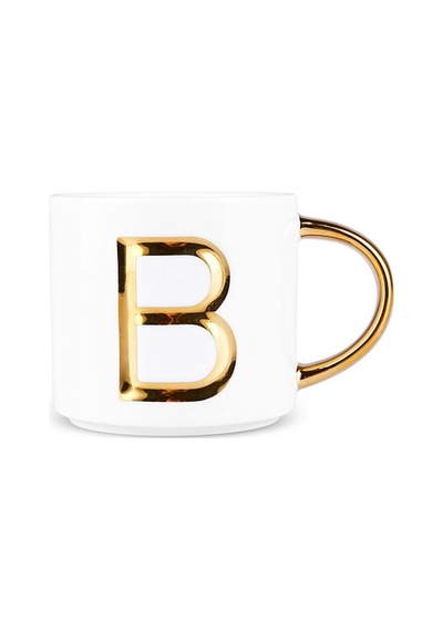 Karaca B Harfli Kupa 400 Ml Beyaz