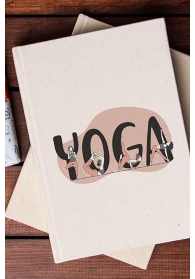 Yoga Eğitmenine Hediye 100 Yaprak 200 Sayfa Çizgisiz Kanvas Defter - Not Defteri 103 Ivory