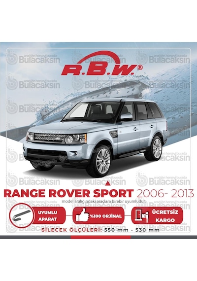 Range Rover Sport Muz Silecek Takımı (2006-2013) RBW