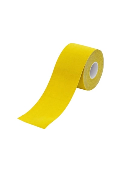 Sarı Renk Premium Band Kinesio Band Sporcu Bandı 5cmx5m