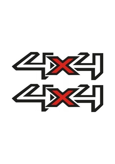 Modifiye Ranger 4X4 Jeep Sticker Araba Stickerı Yapıştırma 2 Adet