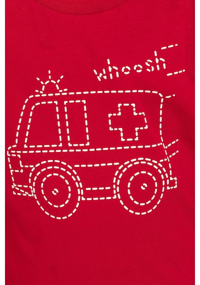 Rolypoly Erkek Çocuk Whoosh Ambulance Kırmızı Uzun Kol Pijama Takım Rp3871-c-v1 Rp3871-c-v1