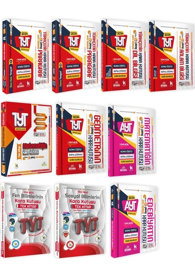 YKS-TYT-aytnin Kara Kutusu Tm Ekonomik Paket Set Konu Özetl.
