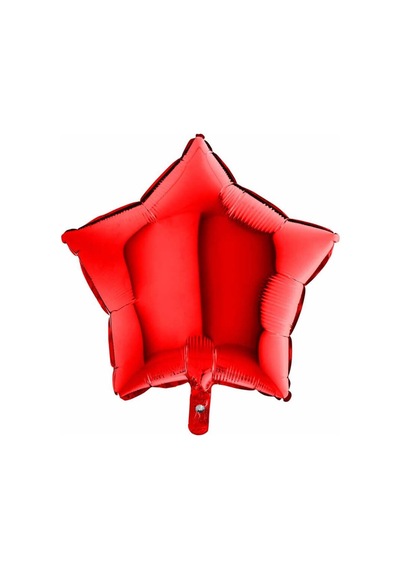Yıldız Folyo Balon. 45 CM - Kırmızı
