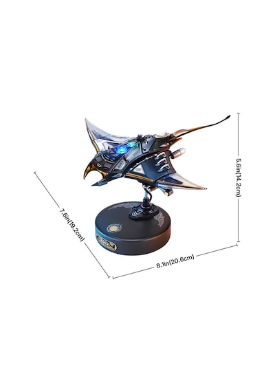 Rokr Mı06 Manta Ray Dıy Mechanical 3d Puzzle Maket Model Seti 3d Model Kit Detaylı Dekoratif Hobi Seti Hareketli Ve Işıklı