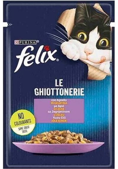 Pouch Kuzu Etli Yetişkin Kedi Konservesi 26 Adet 85 Gr - Petshopundan
