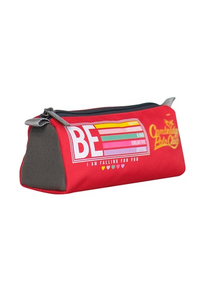 Cambridge Polo Club Be Happy Tek Bölmeli Unisex Kalemlik Pudra