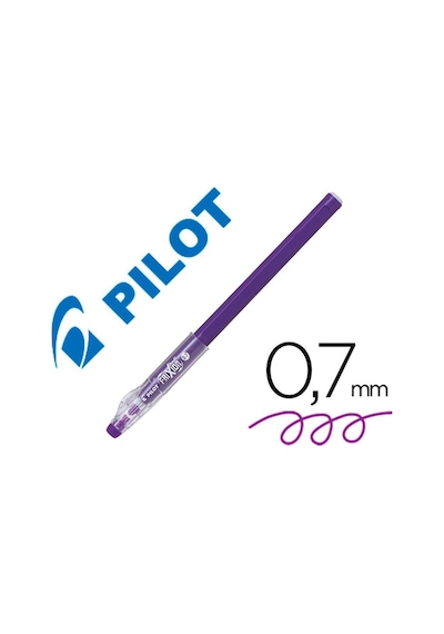 Pilot Frixion Ball Stick Roller Silinebilir Jel Kalem 0.7 mm Mor F12-V