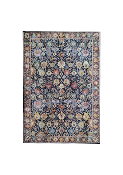 Çam Halı Anatolia 32-050 Etnik Eskitme Desenli Dokuma Tabanlı Yıkanabilir Şönil Salon Ve Oda Halısı Multi 23