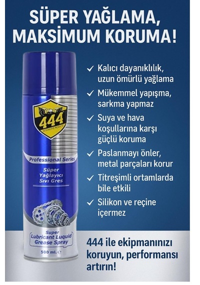 Süper Yağlayıcı Sıvı Gres 500ml
