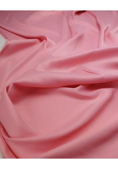 Açık Pembe Renkte Saten Kumaş En: 140cm-10743 Pembe