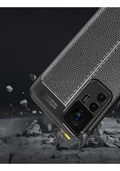 Xiaomi 12T Pro Kilif Niss Deri Görünümlü Silikon Kapak 472758099