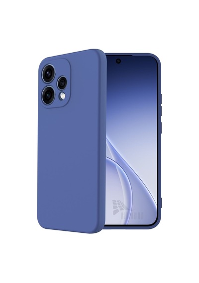 Oppo Reno 15 Uyumlu Silikon Kılıf - Pastel Renk Tonu Kamera Korumalı Esnek Kapak - Lacivert Lacivert