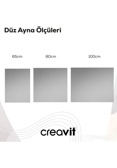 Creavit D20 80 Cm Düz Ayna Cam