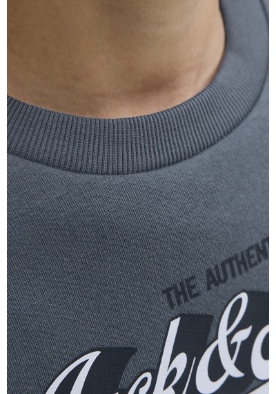 Jack&jones Junior Erkek Çocuk Sweat 12279795 Füme