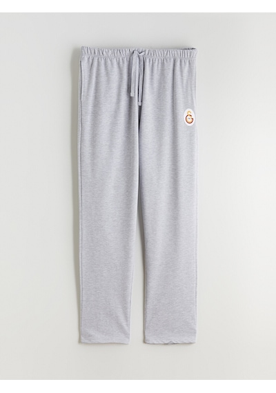 Lc Waıkıkı Kırmızı Büyük Beden Standart Kalıp Galatasaray Baskılı Erkek Pijama Takımı