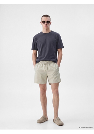 Lcw Swımwear Gri En Kısa Boy Erkek Deniz Şortu