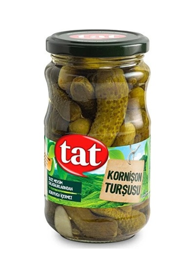 Tat Kornişon Turşu 350 Gr Cam X 3 Adet