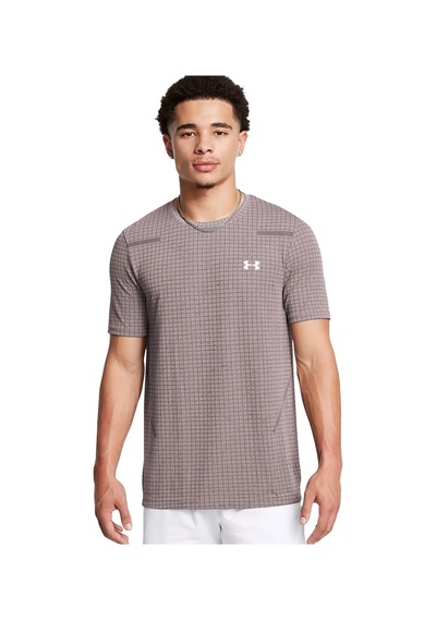 Under Armour Vanish Seamless Grid Ss Erkek Tişört Gri