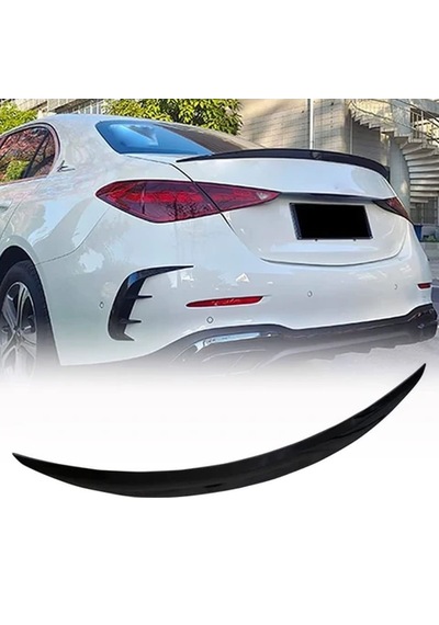 Mercedes W206 Spoiler Parlak Siyah Abs Plastik 2021+
