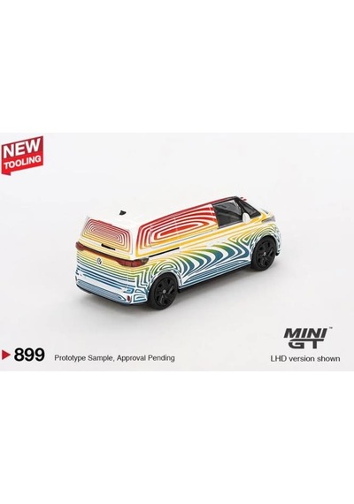 Mini Gt 899 Volkswagen Id. Buzz Prototype "rainbow" 1/64 Model Araba
