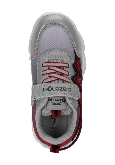 Slazenger Explorer I Erkek Çocuk Cırt Cırtlı Gri Günlük Spor Ayakkabısı