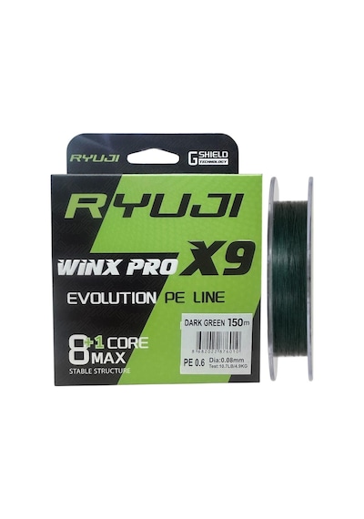 Ryuji Winx Pro X9 150mt 0.08mm İp Misina Koyu Yeşil