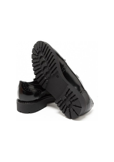 Abrasivato Pelle Nero Oxford Klasik Kadın 745784dm Donna Serena 5784dm Abras Pel Ner/oxo Ner Abrasivato Pelle Nero