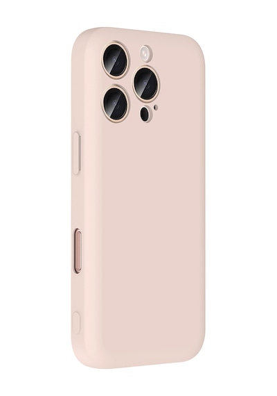 Apple Uyumlu iPhone 16 Pro Kılıf Kamera Korumalı Kartlık Hazneli Zore Vitra Kapak Kahverengi